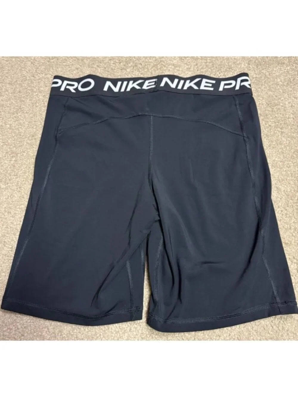 NIKE PRO Women’s Size XL Compression Shorts Black 9